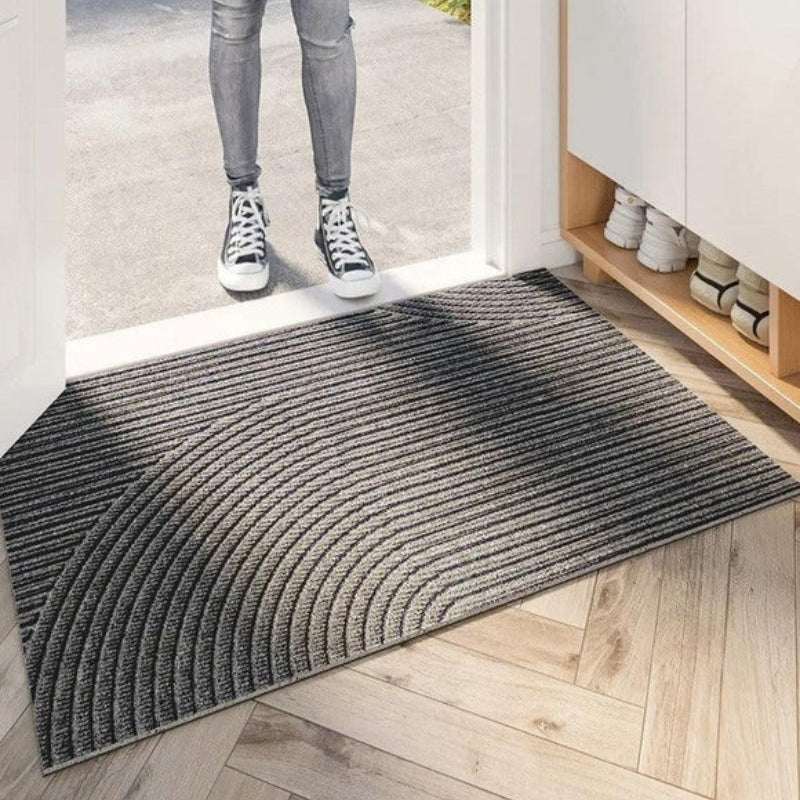 CleanStep – Zerbinetto d’ingresso con onde geometriche e base antiscivolo