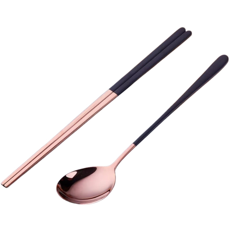 DineStix – Bacchette da tavola in acciaio inox con finitura lucida a specchio