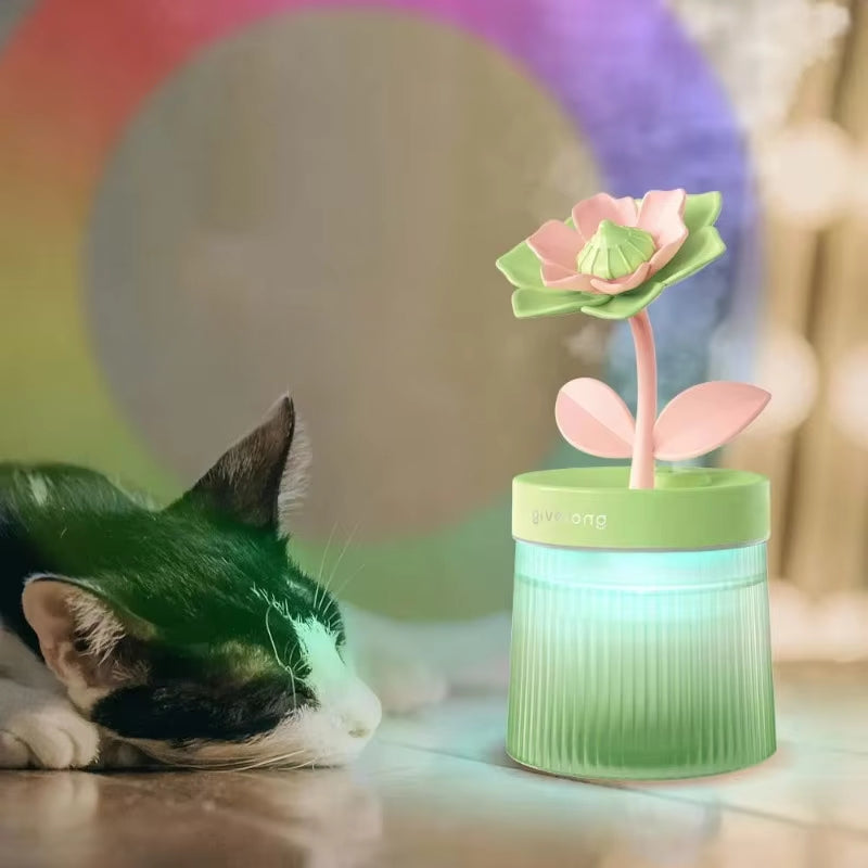 AeroMist – Umidificatore d’aria USB compatto a forma di fiore