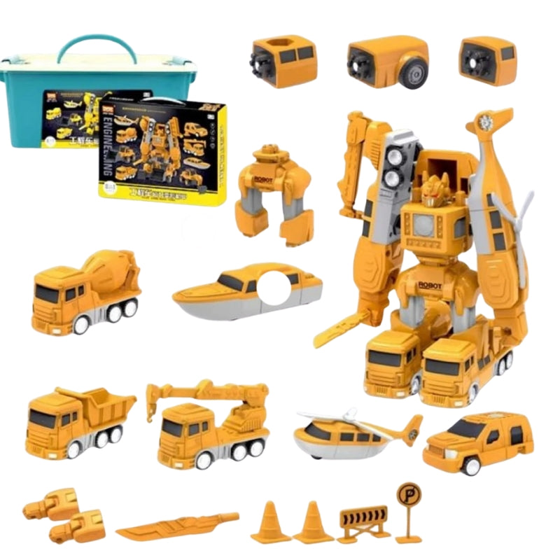 MagnaMix – Magnetický robot na hraní měnící tvary s vyměnitelnými designy vozidel