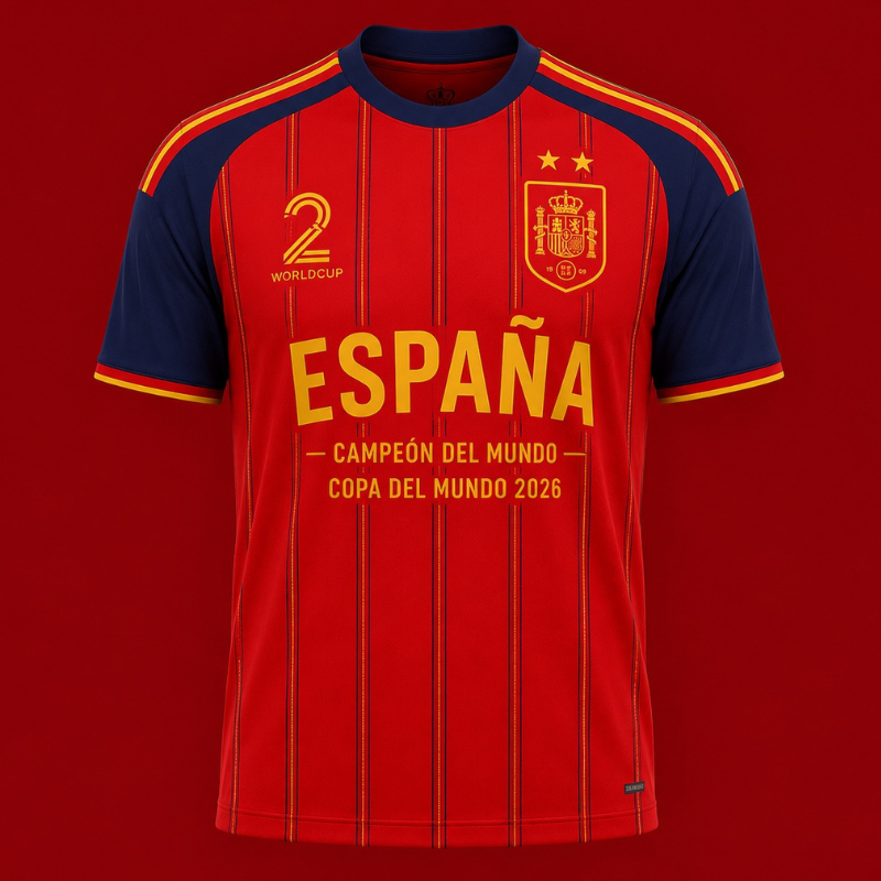 Maglia Campioni del Mondo Spagna 2026