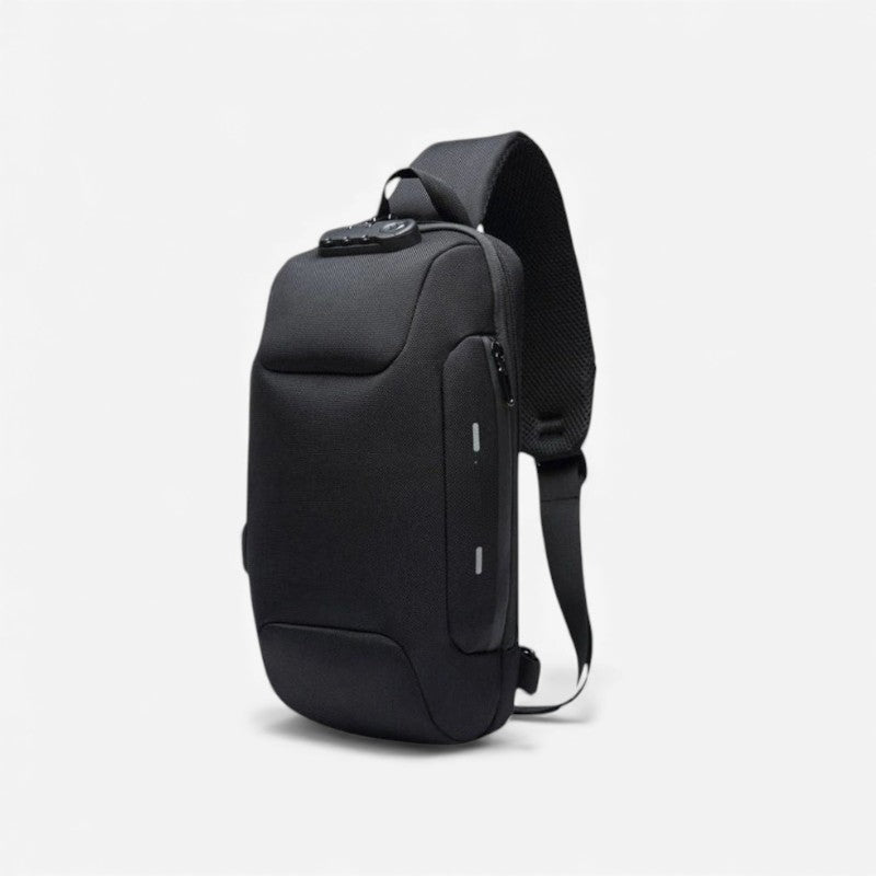 Mark – Crossbody Tas met Ritssluitingen en Verstelbare Band