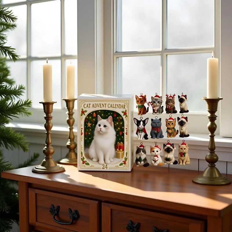 PawJoy – Calendar de Advent cu Jucării pentru Pisici pentru Expunere de Crăciun