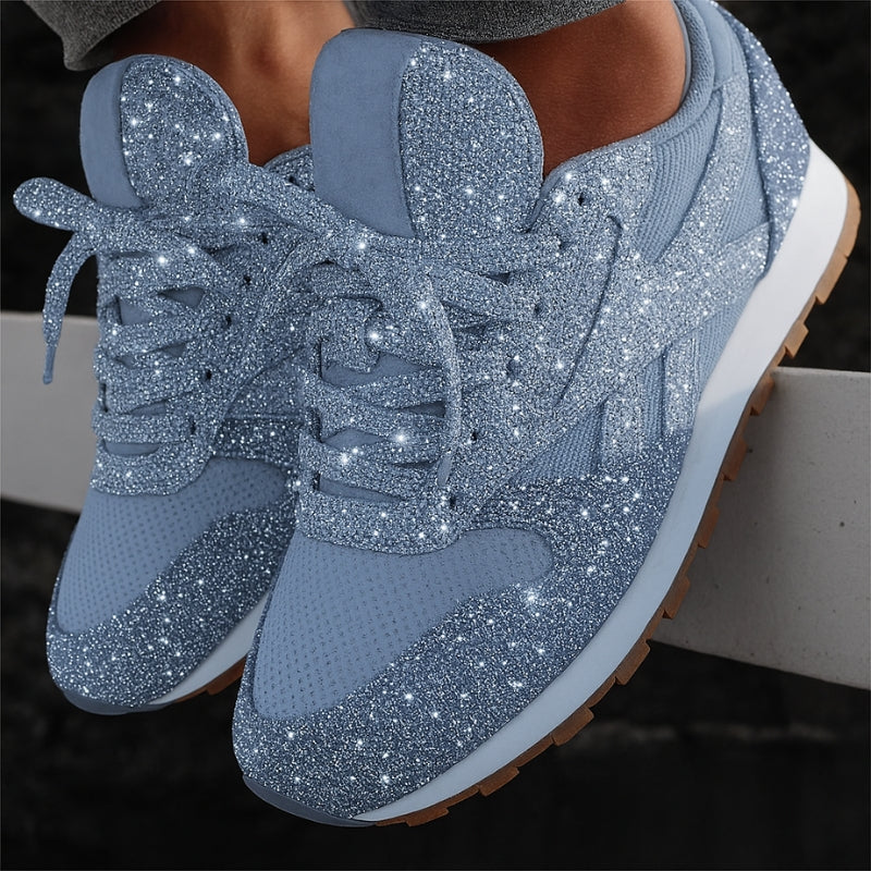 Elara – Sneakersy antypoślizgowe z okrągłym noskiem i sznurowaniem