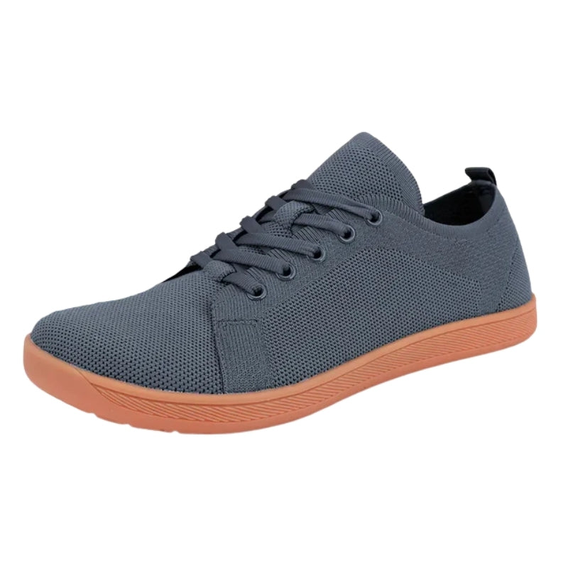 Jess - Scarpe barefoot traspiranti con punta larga e chiusura con lacci