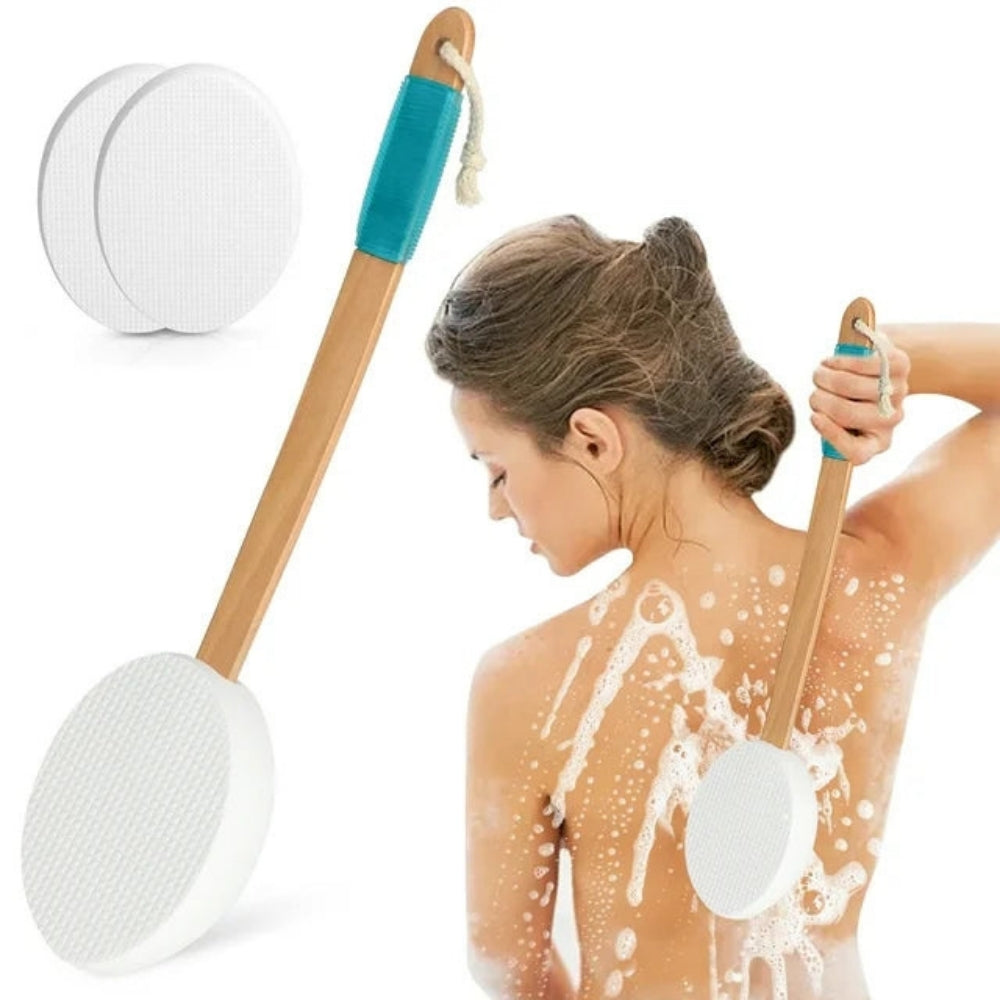 CleanEase – Spugna applicatrice di lozione antiscivolo per facile copertura del corpo