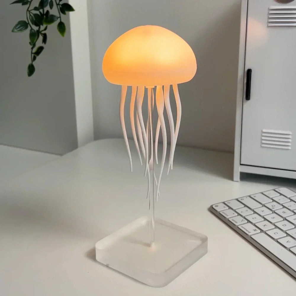 JellyGlow – Lampă captivantă în formă de meduză cu schimbare de culoare, mișcare plutitoare și iluminare ambientală liniștitoare