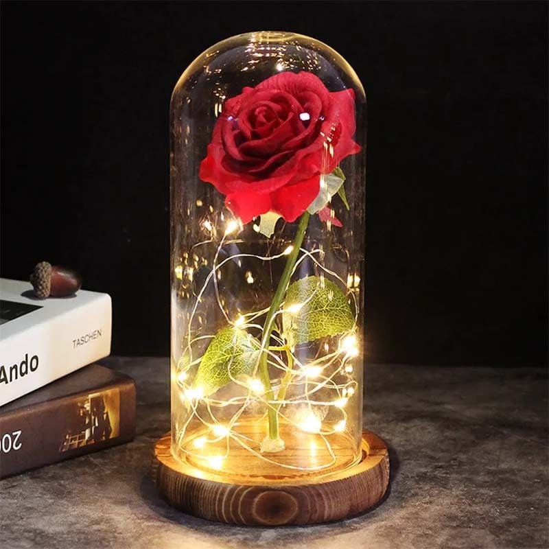 Dárek ke Dni matek | dekorativní růžové LED světlo s přenosným designem