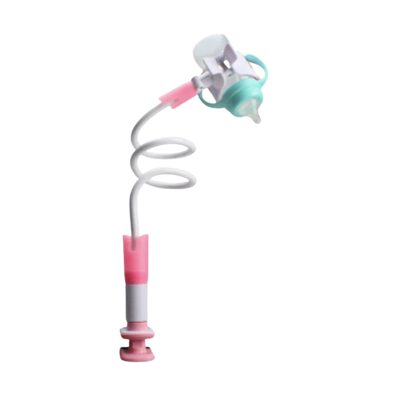 BebeFlex – Porte-Biberon Mains Libres avec Tube Flexible et Base Stable