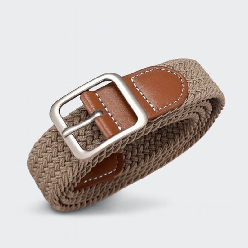 Sebastiaan – Cintura elastica intrecciata con fibbia regolabile