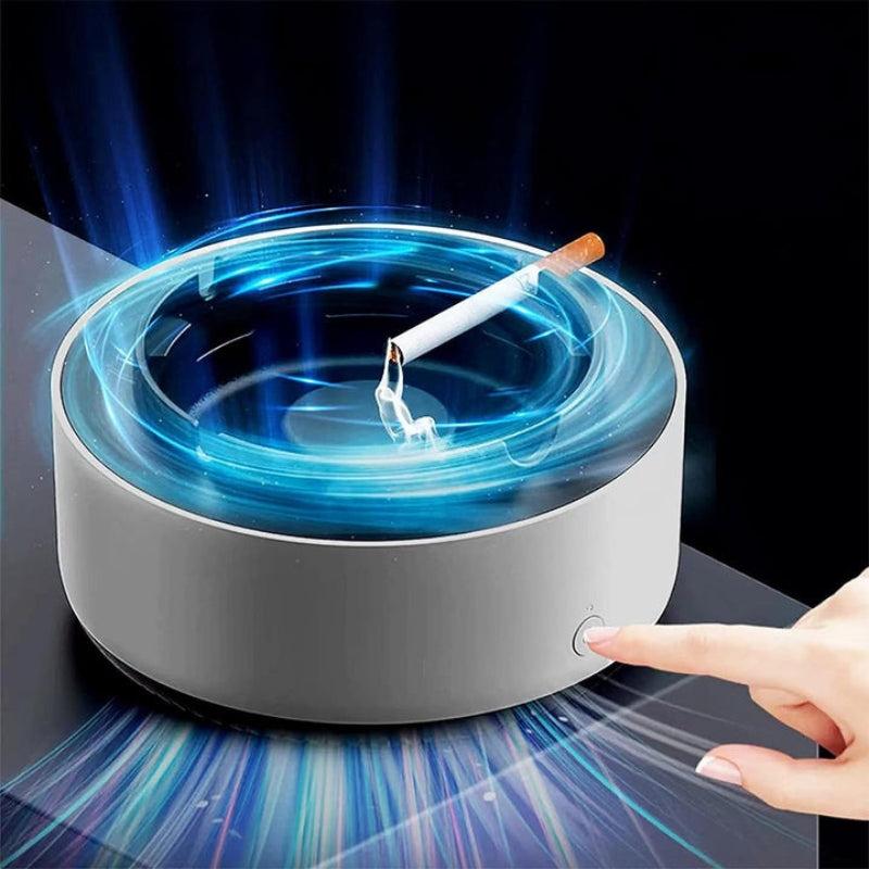PureTray – Scrumieră cu reducere a fumului, cu filtru de aer încorporat și ventilator silențios