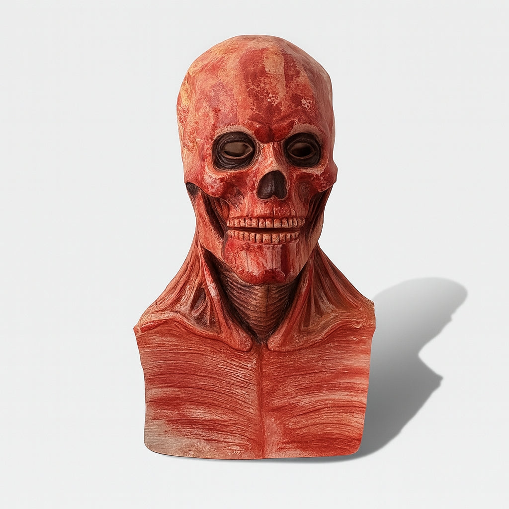 TerrorSkin – Halloween maska na sloupnutí s vrstveným designem a pohyblivou čelistí