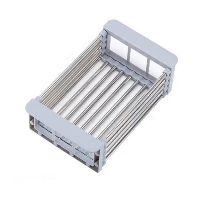 DripNest – Uscător versatil pentru vase cu compartimentare reglabilă și design compact pentru chiuvetă