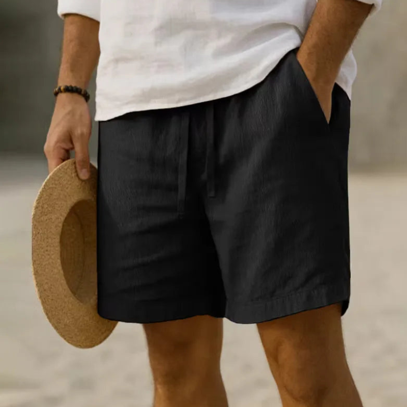Men's Casual Shorts with Drawstring Elastic Waist