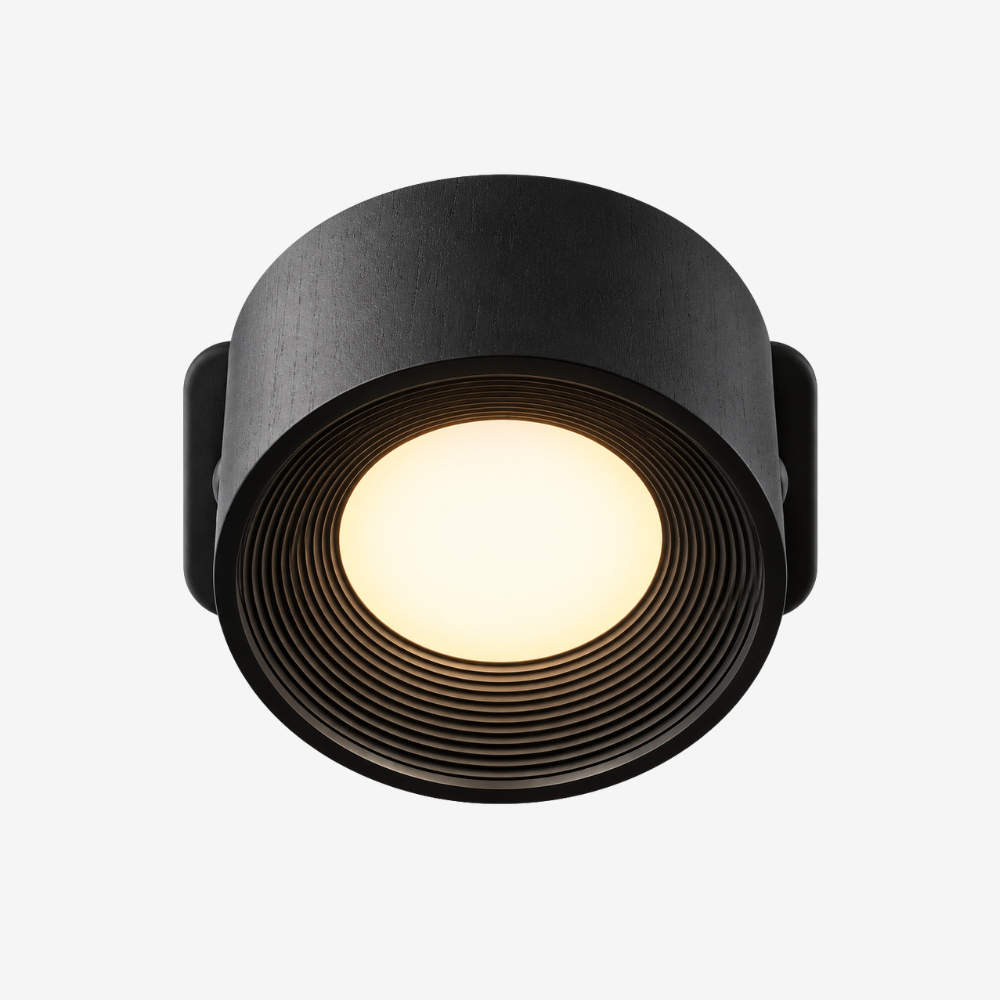 Glowaxis - Lámpara de pared magnética con cabezal giratorio de 360°