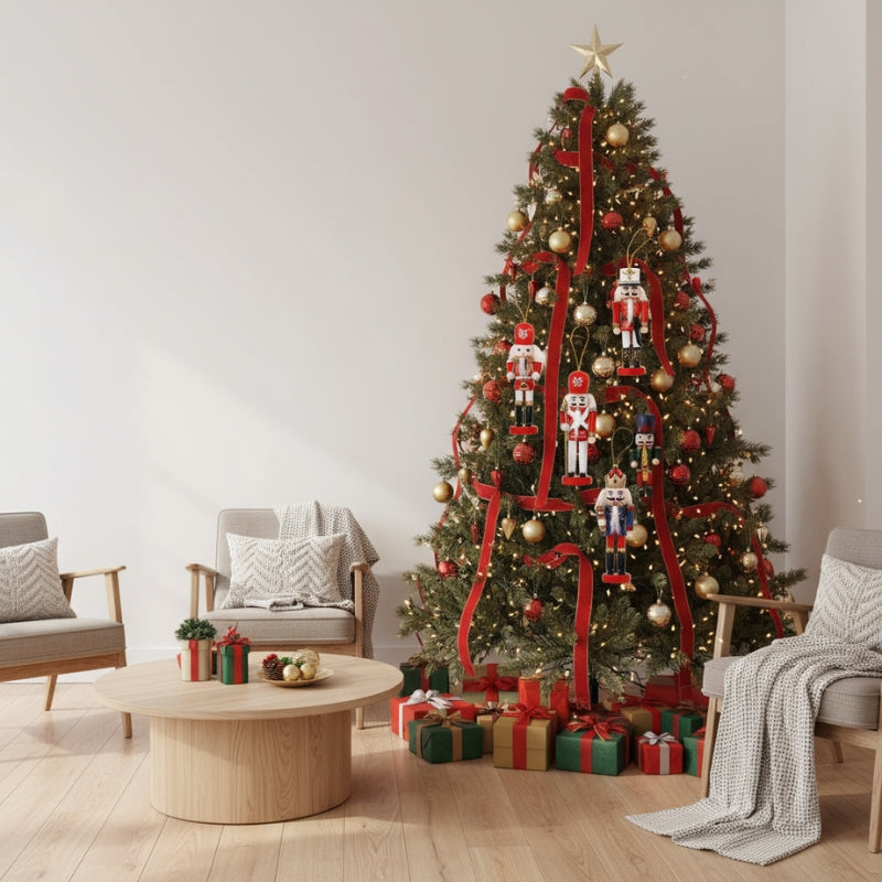NutCrate – Figure Soldato Schiaccianoci di Natale con Design a Pendaglio
