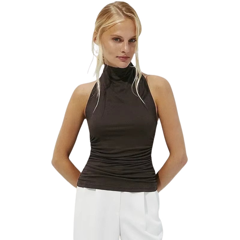 Grace – Top Moderno Senza Maniche con Schiena Scoperta