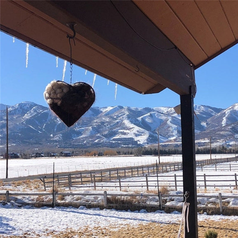 Handcrafted Heart Bird Nest Garden Decoration