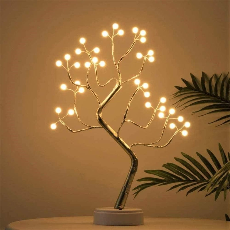LumaTree – LED Lampka Stołowa USB z Projektem Inspirowanym Drzewem