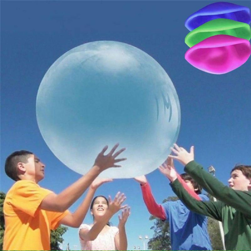 BubbleJoy - Large transparent bubble ball for active play and endless fun | Buy 1 Get 1 Free
