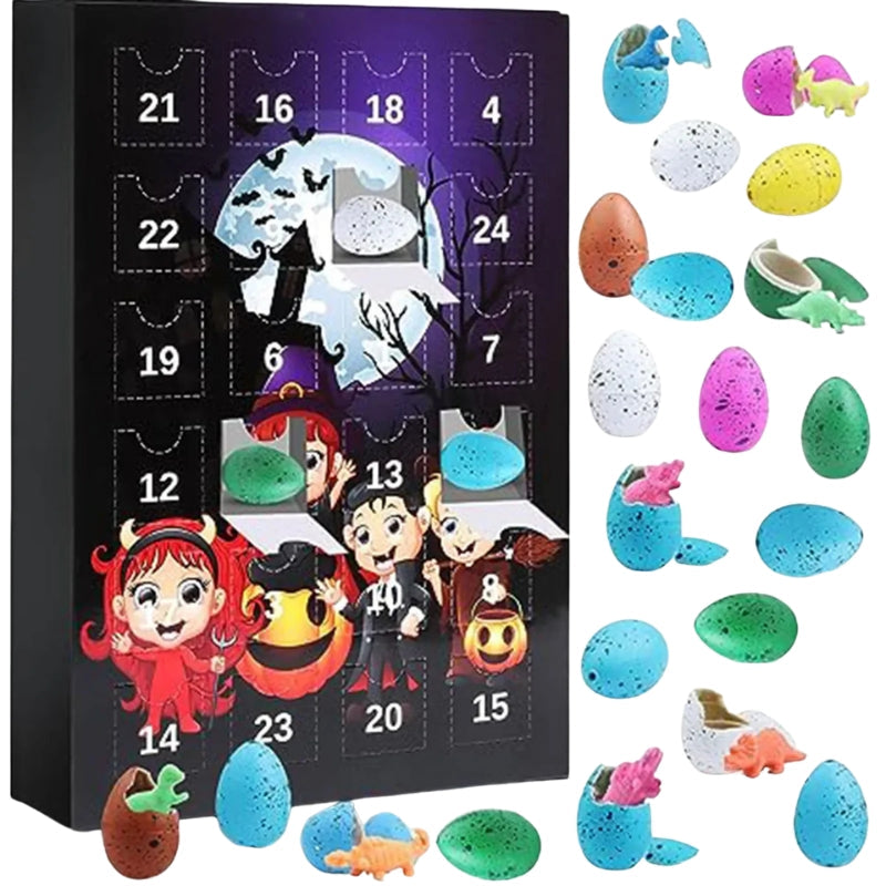 MystiStones – Calendrier de Compte à Rebours Halloween de 24 Jours avec Pierres Surprise et Mini-Trésors