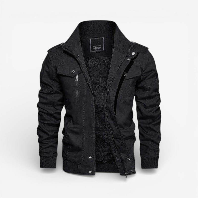 Jenson – Long Sleeve Jacket With Zipper And Pockets