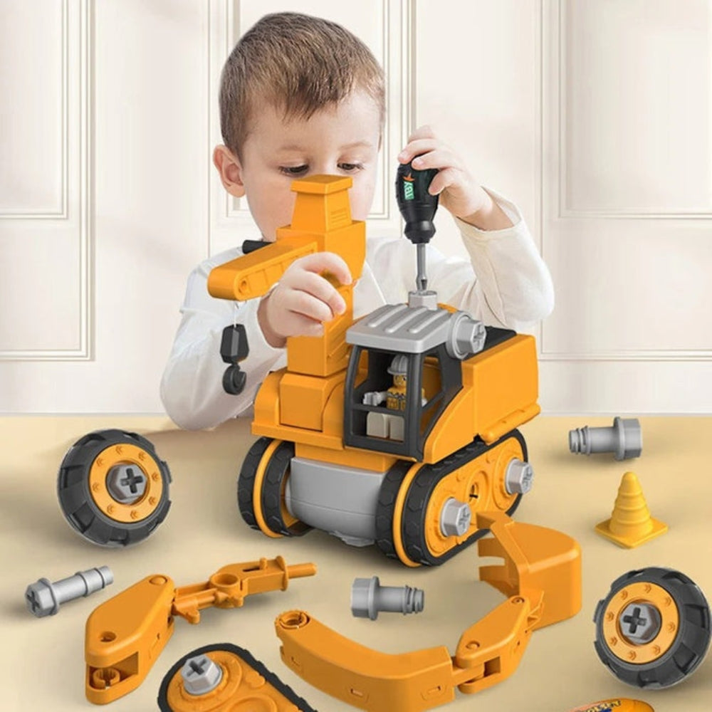 TinkerTruck – Set di veicoli da costruire con cacciavite e design creativo per il montaggio