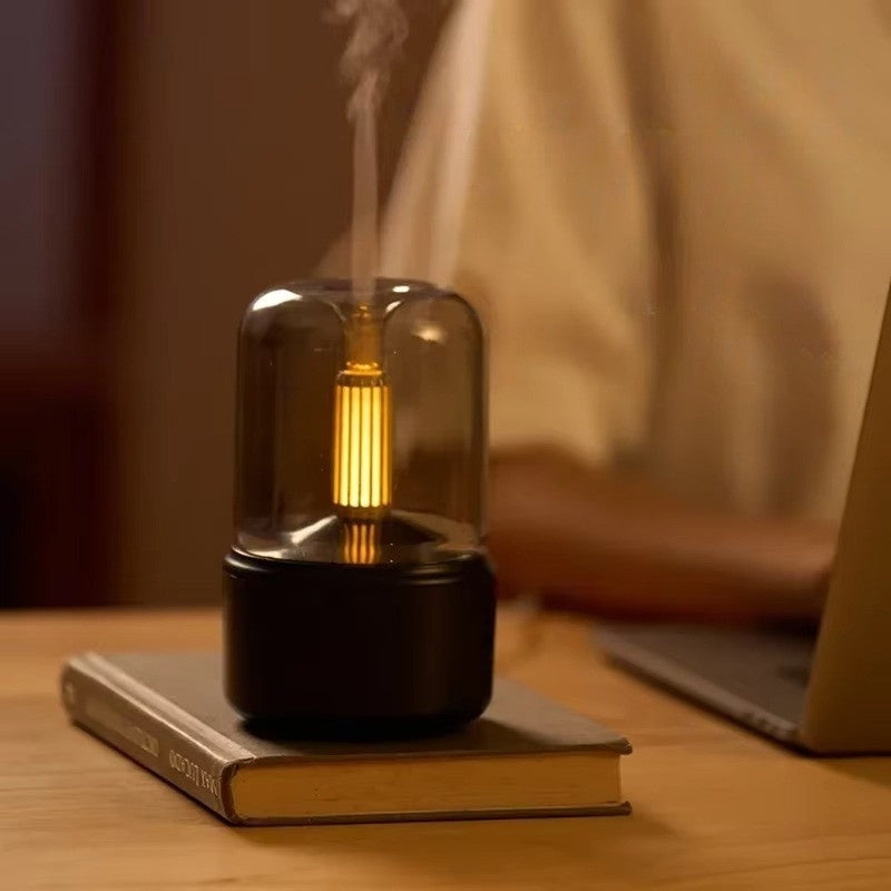 MistLume – Humidificateur d’air 2 en 1 avec lumière LED et commande tactile
