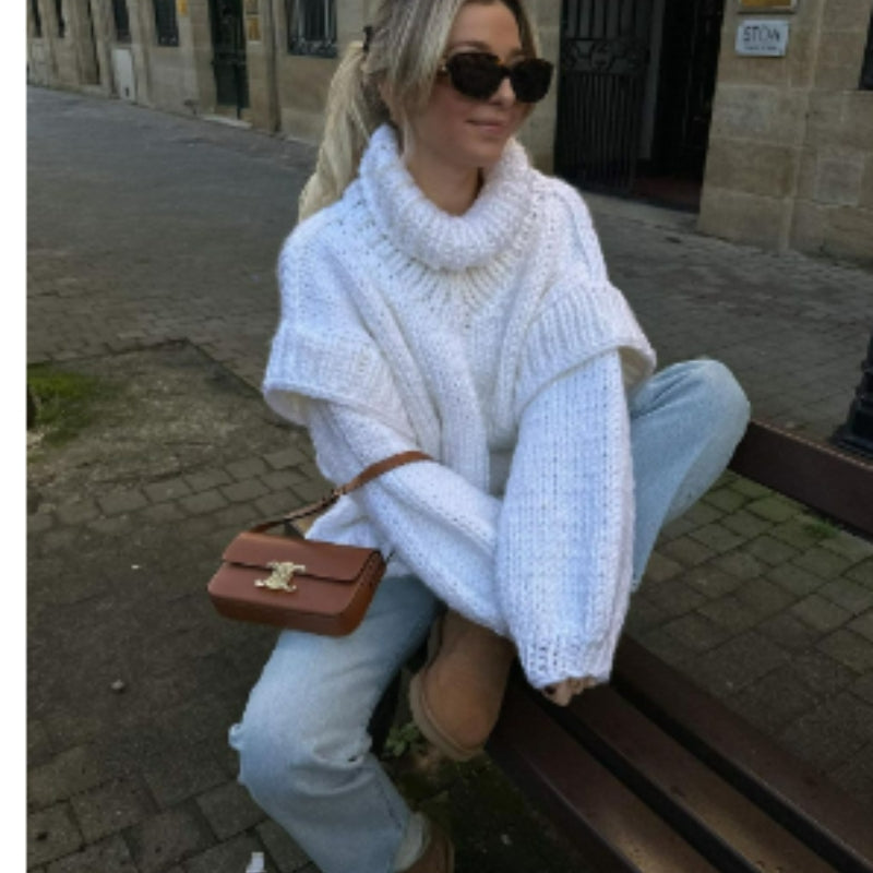 Maria – Oversized svetr s dlouhými rukávy
