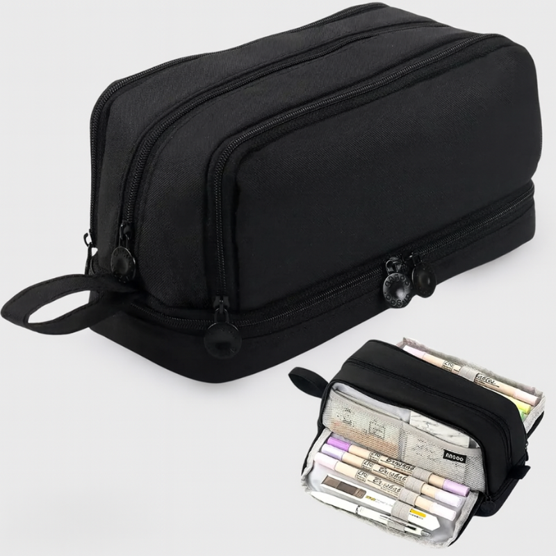 NoteBox – Double-Layered Canvas Pencil Case