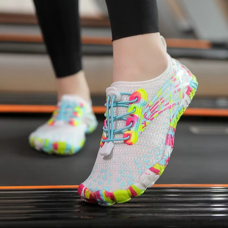 FlexRun - Tenisky s kulatou špičkou a protiskluzovým designem