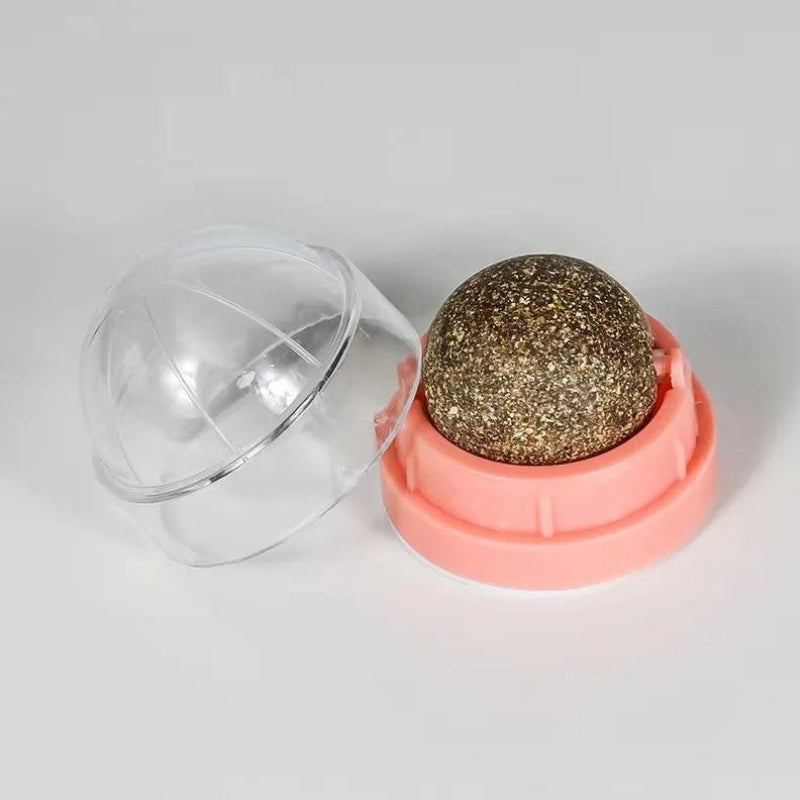 PawSphere – Cat Toy with Wall Mount and Movable Ball Design