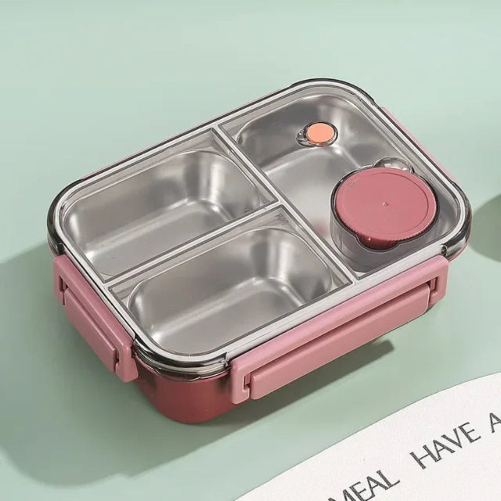 LunchMate - Contenitore per alimenti isolato compatto con coperchio a prova di perdite e forma portatile