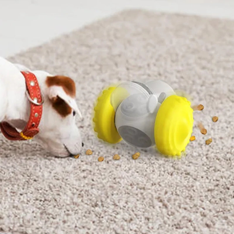 RoboTreat – Jouet pour animaux avec design robotique et distributeur de nourriture