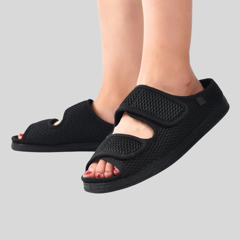 Scarpe Slip-On con Punta Tonda e Parte Superiore Aperta