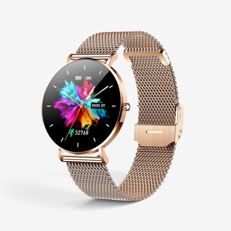 Flora - Smartwatch com design elegante e funcionalidades avançadas