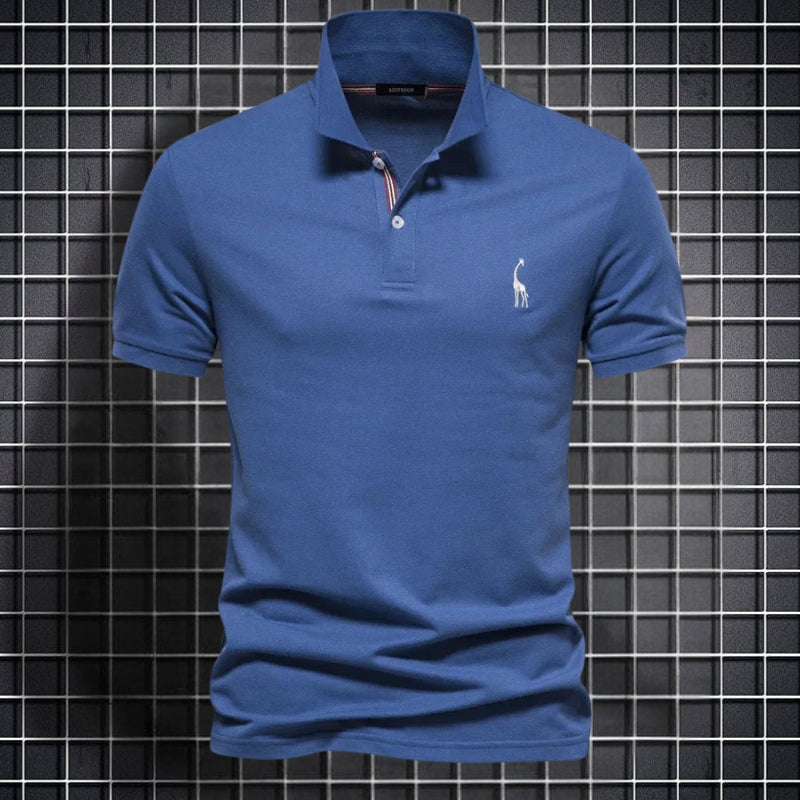 Męska koszulka polo slim fit z krótkim rękawem