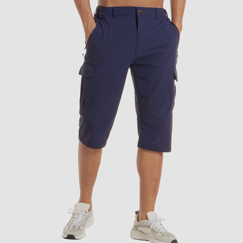 Men's Cargo Shorts With Knee Length