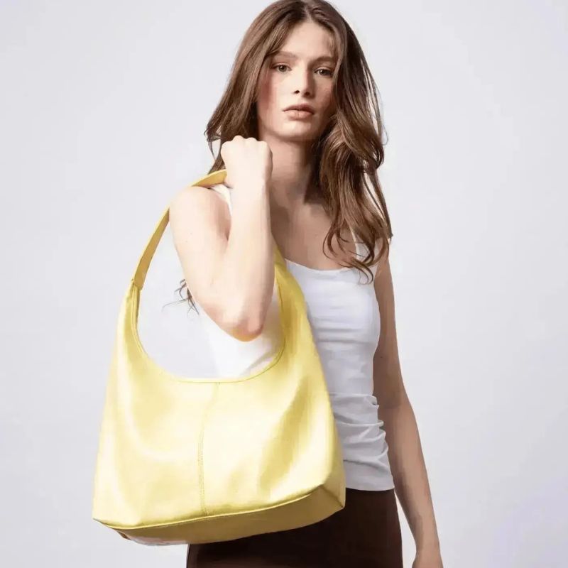 Women’s Compact Crossbody Bag with External Zipper Pocket