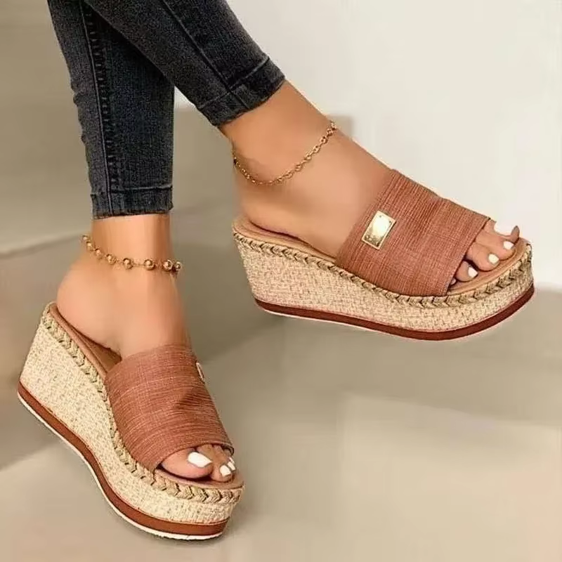 Women’s Open Toe Wedge Heel Sandals