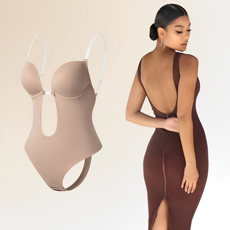 Backless Shaping Bodysuit Adjustable Straps