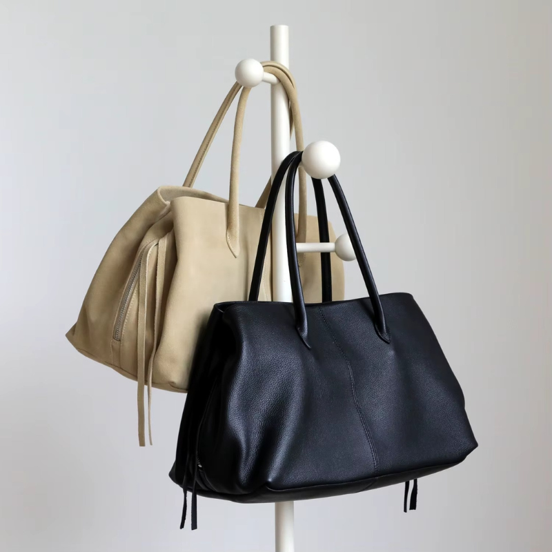 Sac à épaule pour femme avec compartiment multi-zips