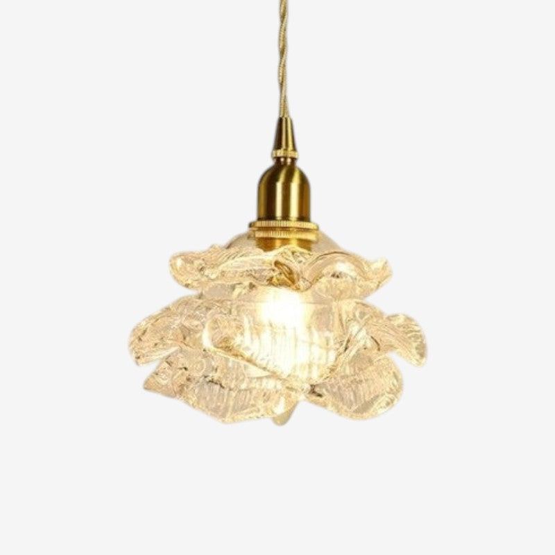 LumaRose – Lampa Wisząca LED sufitowa z Wzorem Inspirowanym Kwiatem