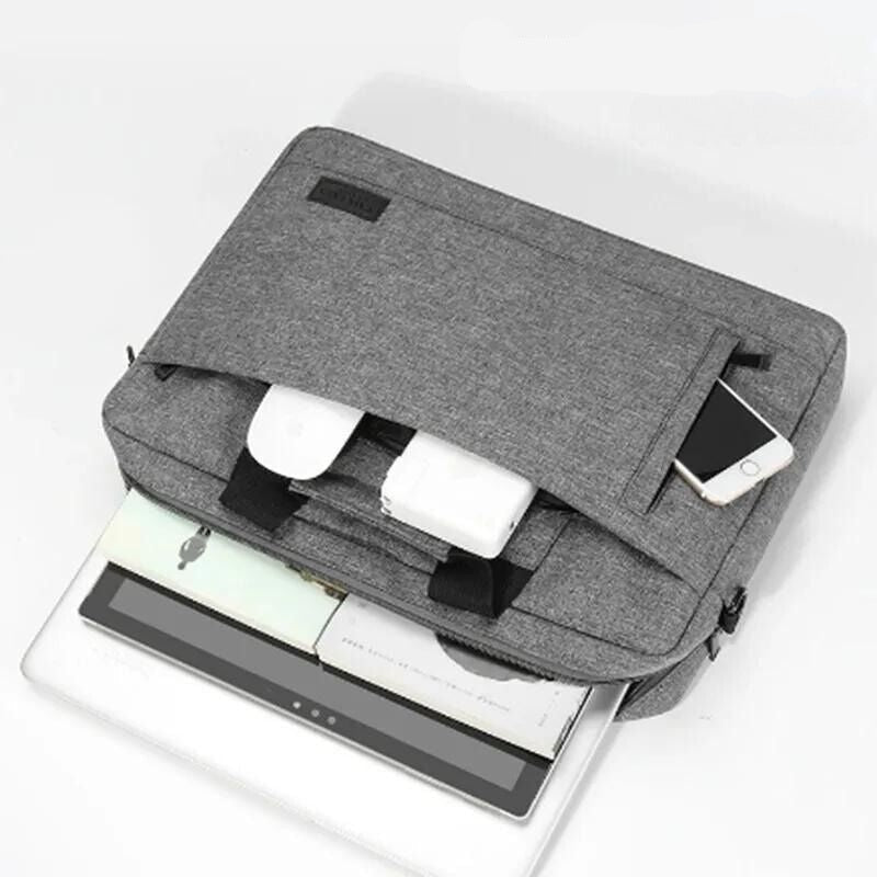 PixelPack - Borsa per Laptop Elegante con Scomparti Imbottiti e Tracolla Regolabile