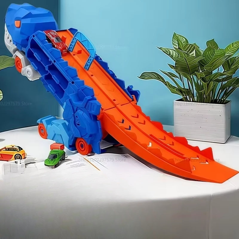 DinoDrive - Mașină de jucărie dinozaur transformabilă pentru copii