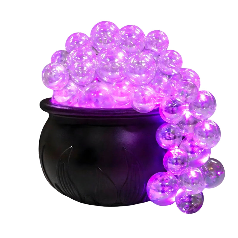 MysticBrew – Bubbling Cauldron with LED Lighting for Halloween Decoration