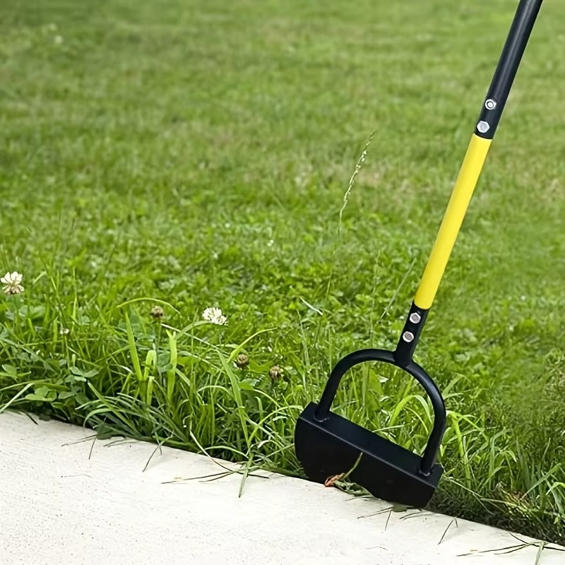 EdgeMaster - Outil pour bordures de jardin avec poignée et design en demi-lune