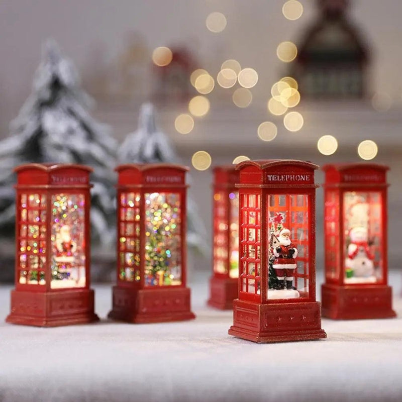 LightCabin - Telefooncel Sculptuur met LED Licht voor Decoratieve Presentatie