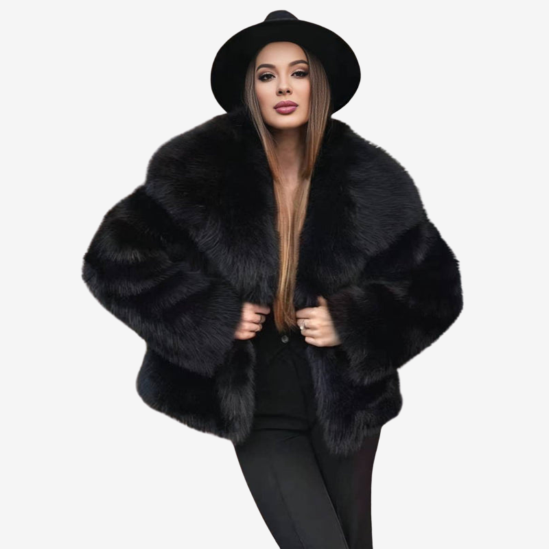 Arabella – Long Sleeve Oversized Jacket with Lapel Collar
