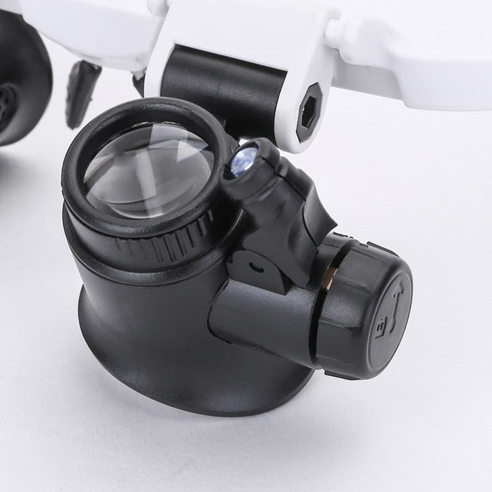 FocusGlide - Ochelari de precizie LED cu lentile reglabile și iluminare încorporată